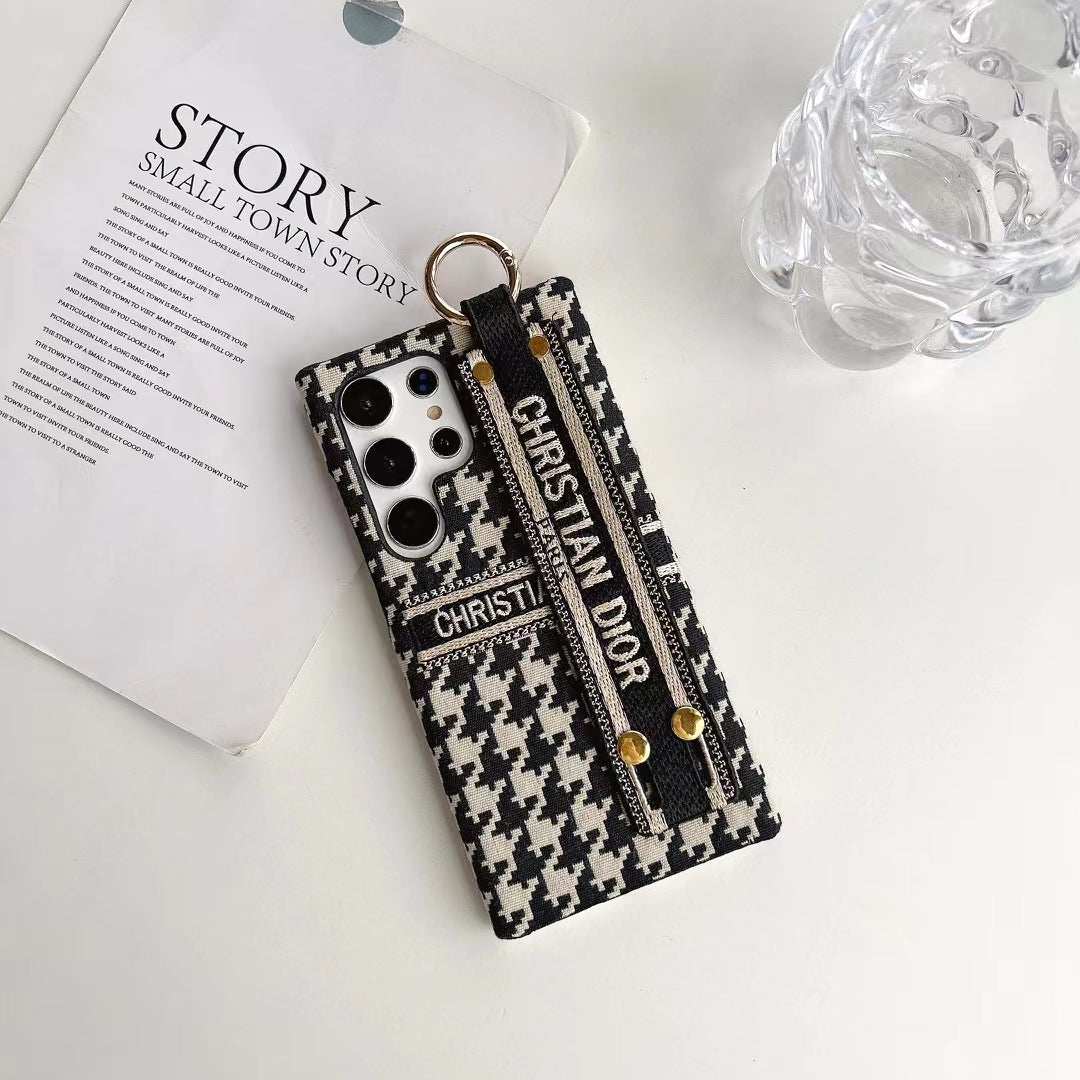 Dior Phone Case Samsung Galaxy Hand Strap 22 23 24 25 26