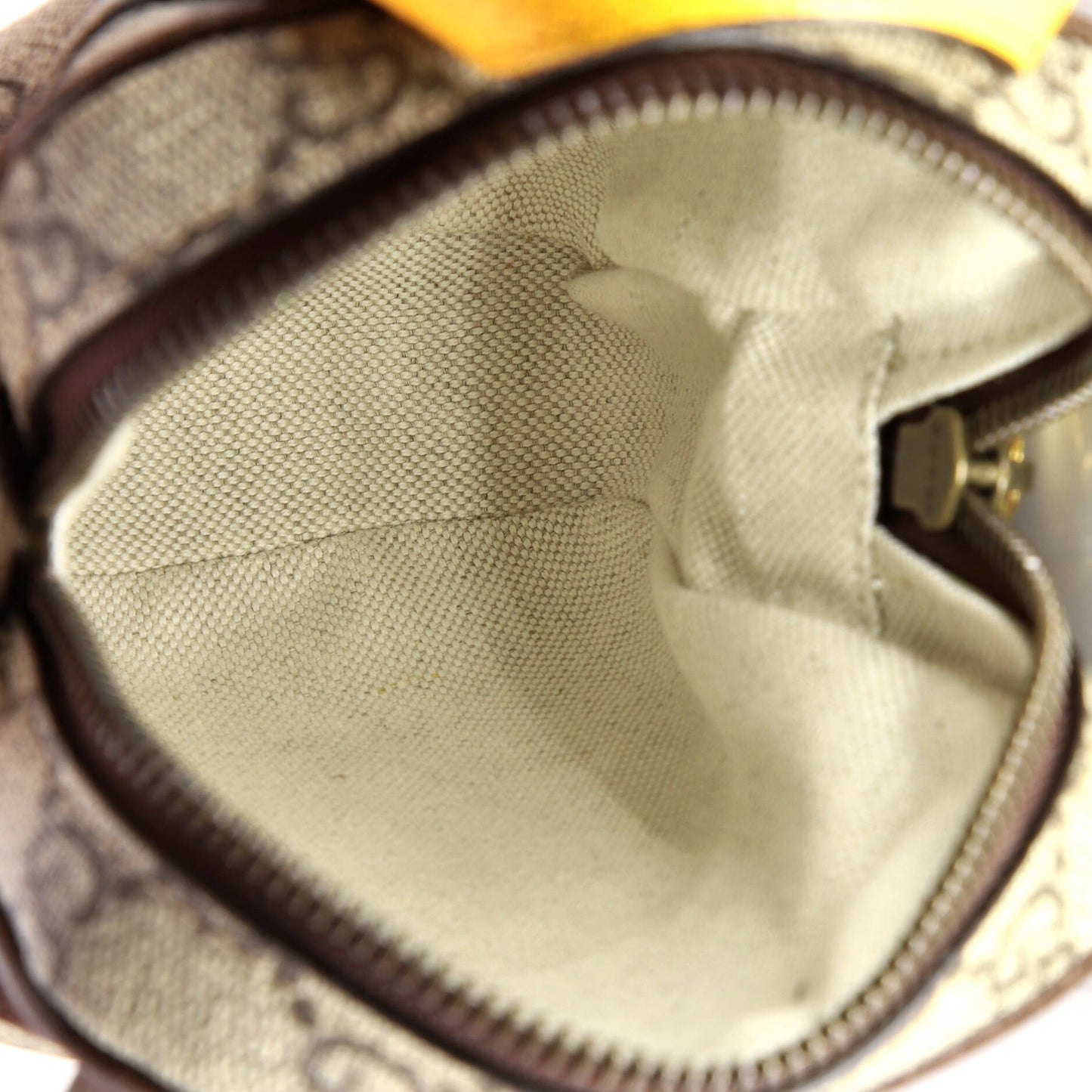 Neo Vintage Top Handle Crossbody Bag GG Coated Canvas Mini