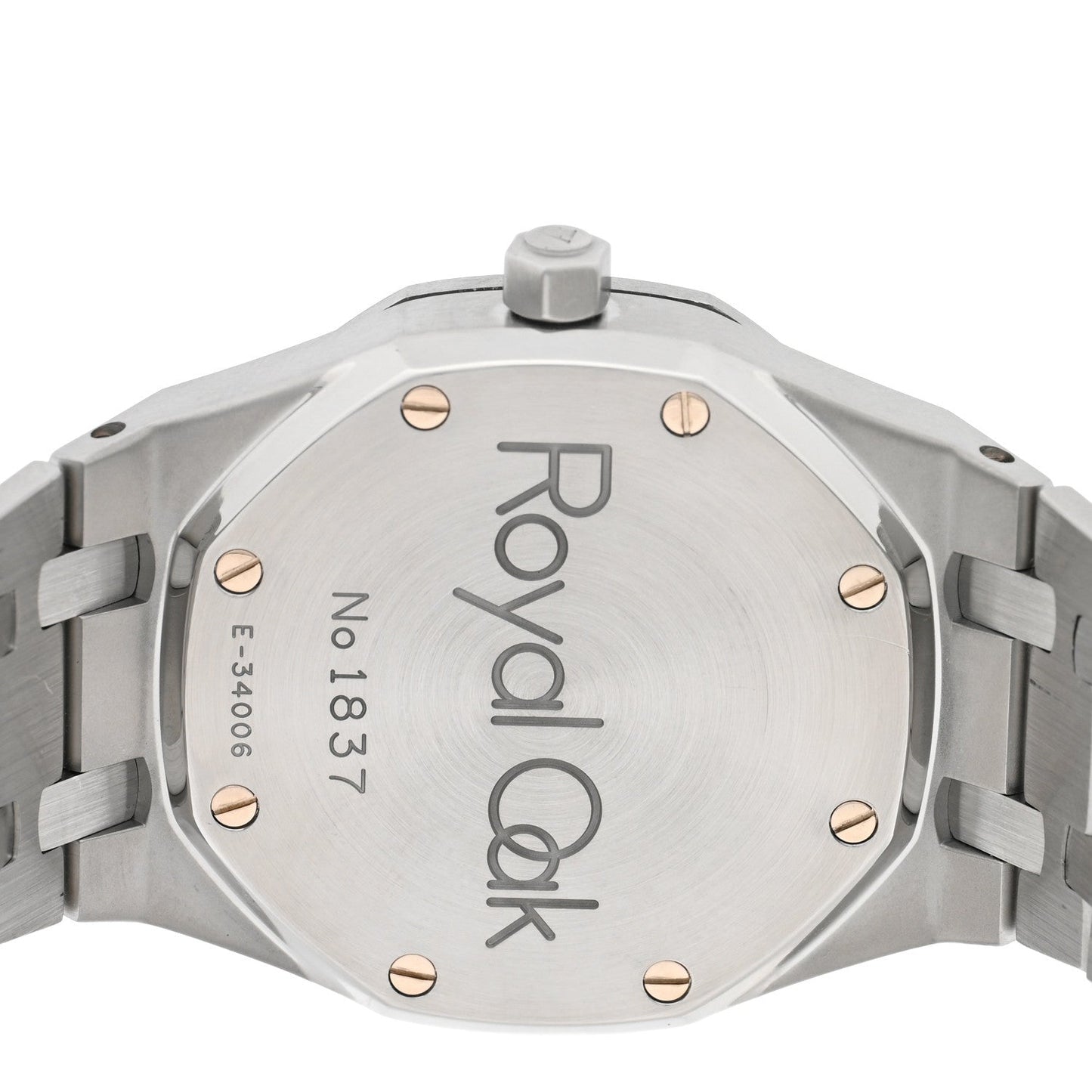 Stainless Steel 36mm Royal Oak Dual Time Automatic Watch White 25730ST.OO.0789ST.09