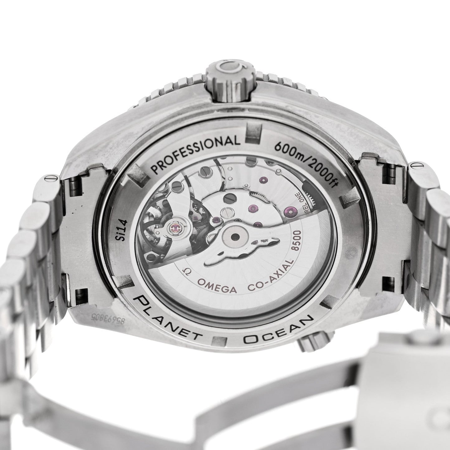 Stainless Steel 45.5mm Seamaster Planet Ocean Automatic Watch Black 232.30.46.21.01.001