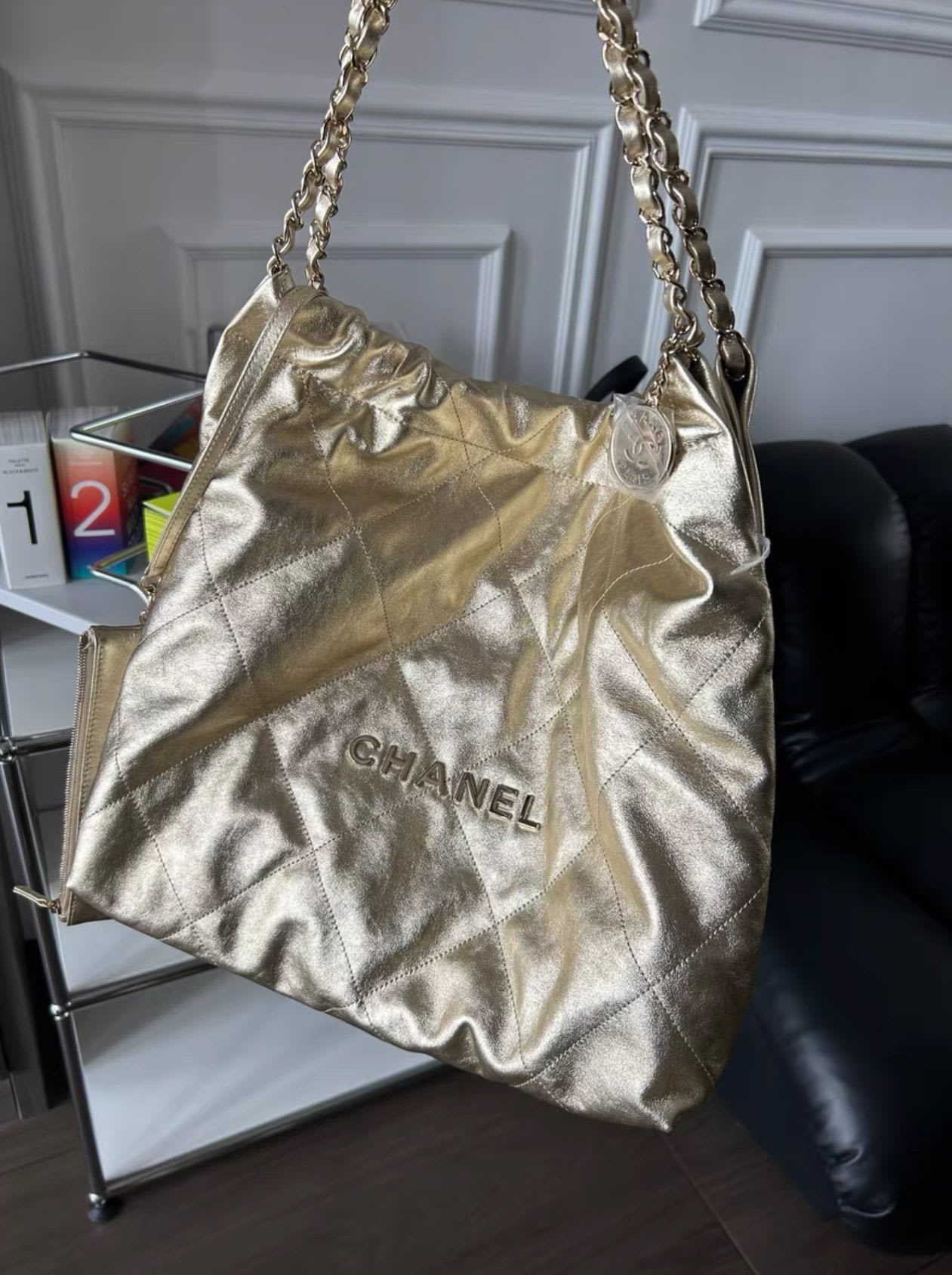 Chanel Chanel 22 Leather Shoulder Bag Style 2