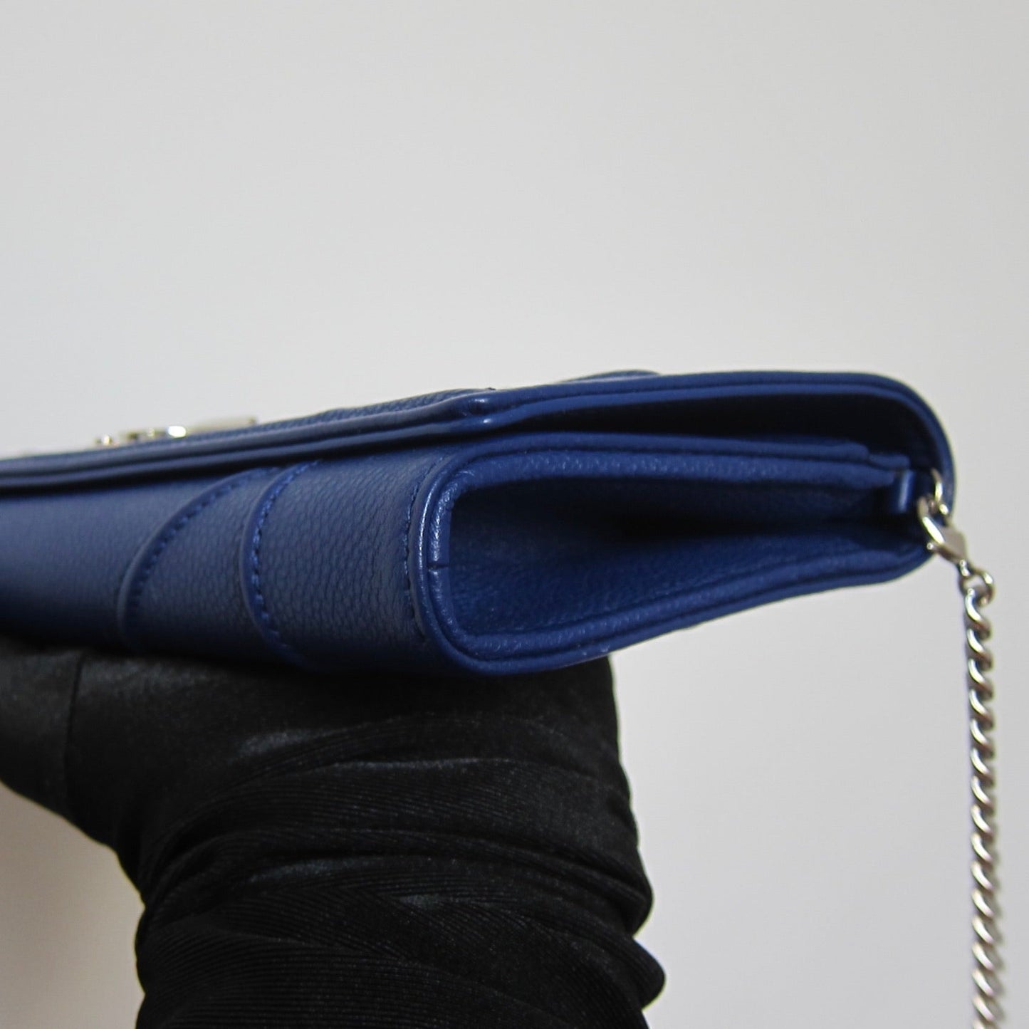 Saint Laurent Chain Leather Crossbody Bag