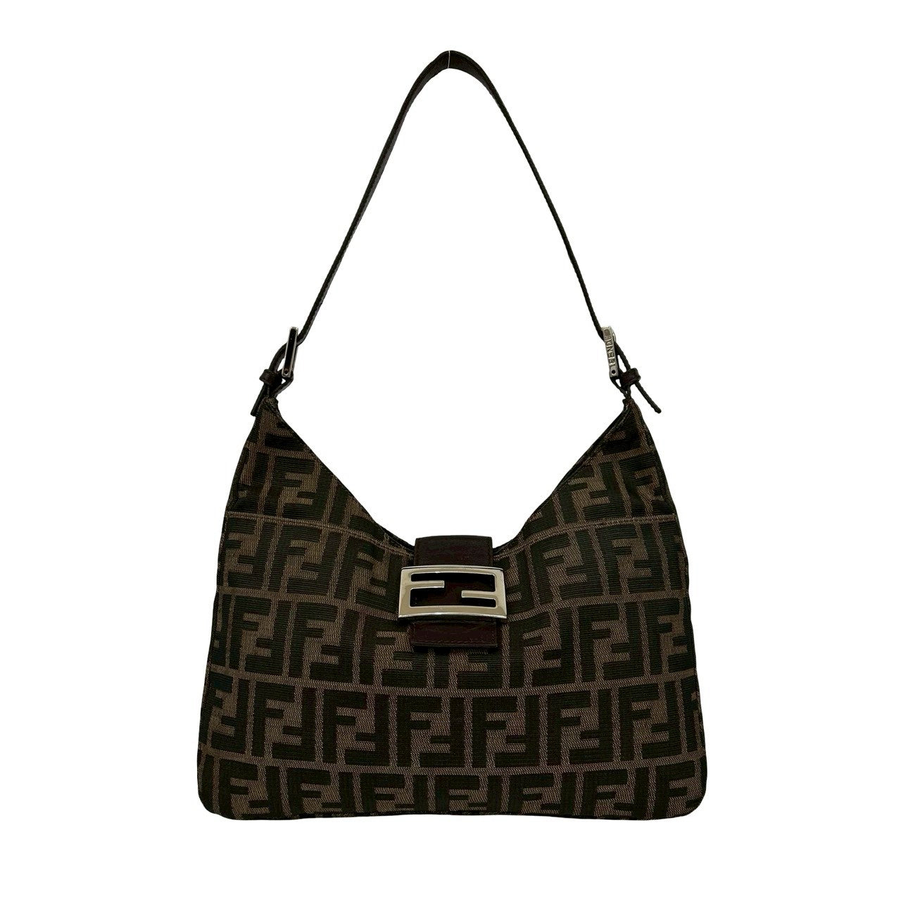 Fendi Mamma Baguette Leather Red Shoulder Bag