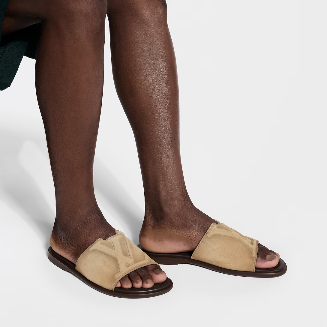 LV Portofino Mule Beige