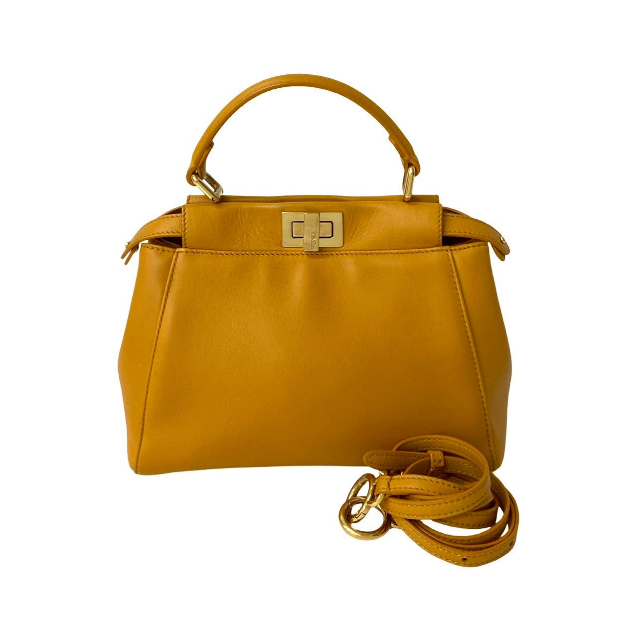 Fendi Peekaboo Mini Python 2Way Bag