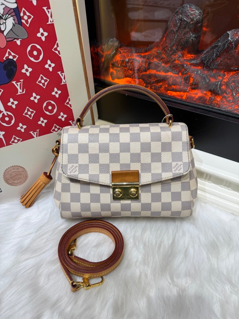 Louis Vuitton Damier Azur Crossbody Bag Medium