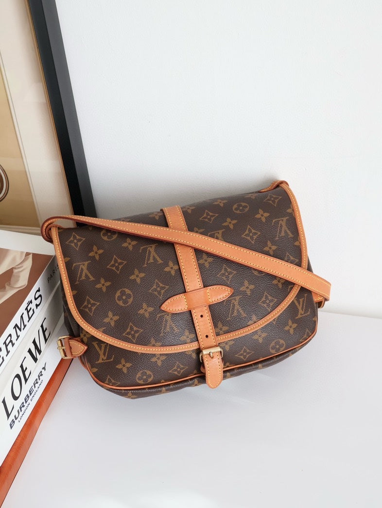 Louis Vuitton Monogram Classic Brown Crossbody Bag