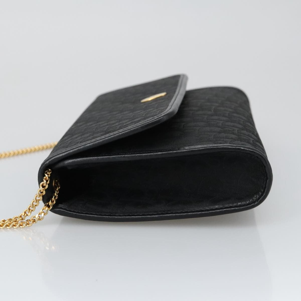 Christian Dior Trotter Crossbody Bag Canvas Black Canvas Shoulder Bag Bag ()