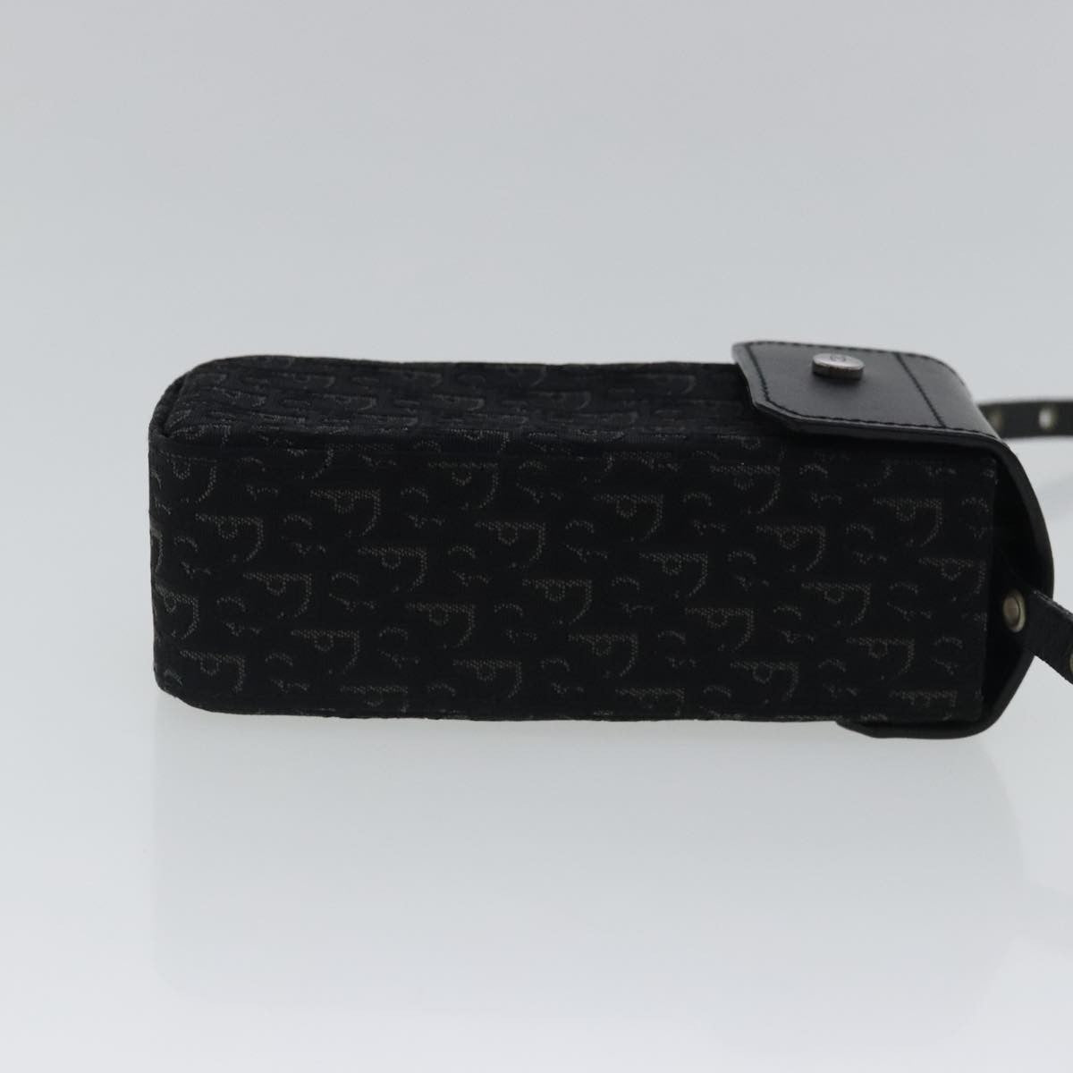 Christian Dior Trotter Pouch Diorissimo Canvas Black Canvas Clutche Pouche Bag