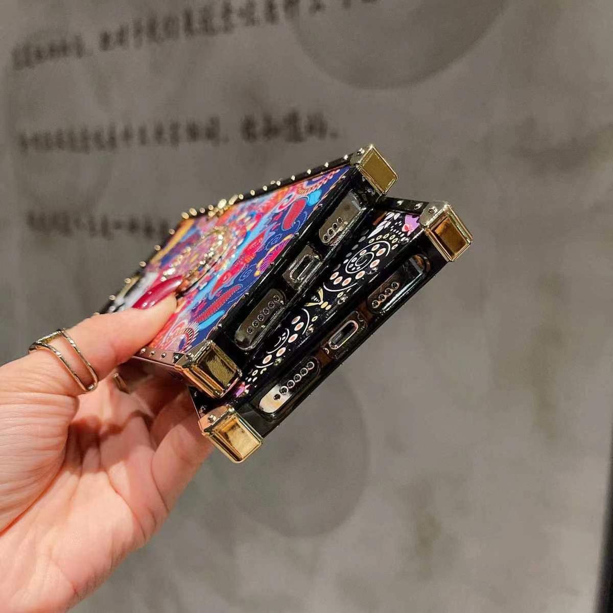 Luxury Square phone case For Samsung