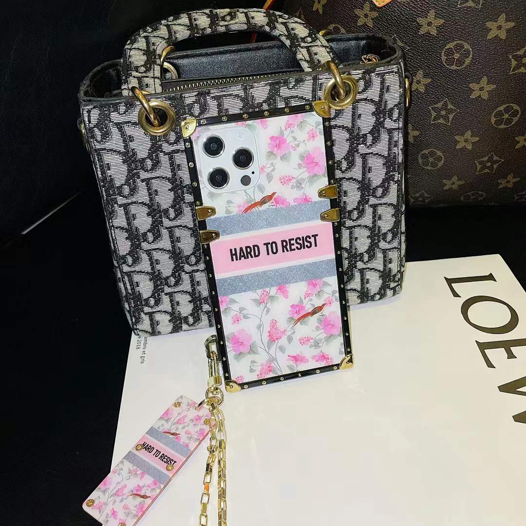 Flower square phone case