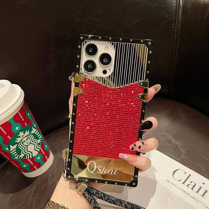 Shiny square phone case