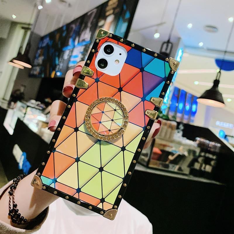 Blu-ray lattice bracket phone case - LVCASE
