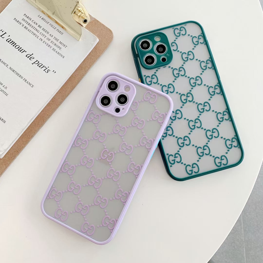 Simplicity frosted letter phone case