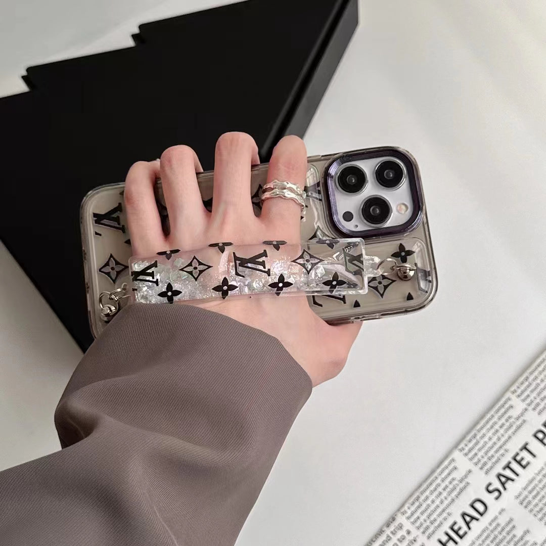 Fashion Wrist strap phone case for iphone