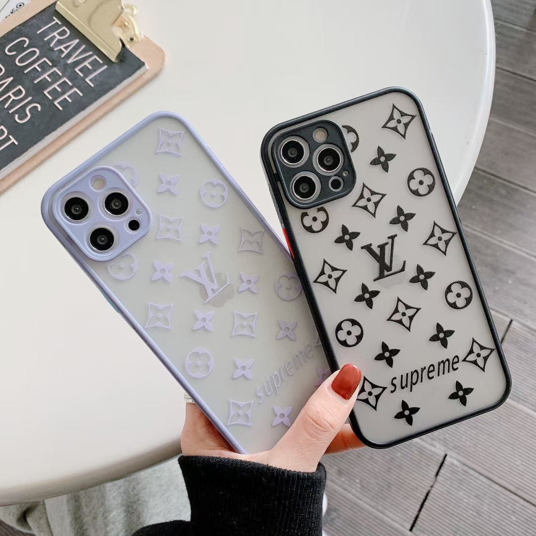 Luxury Frosted letter phone case
