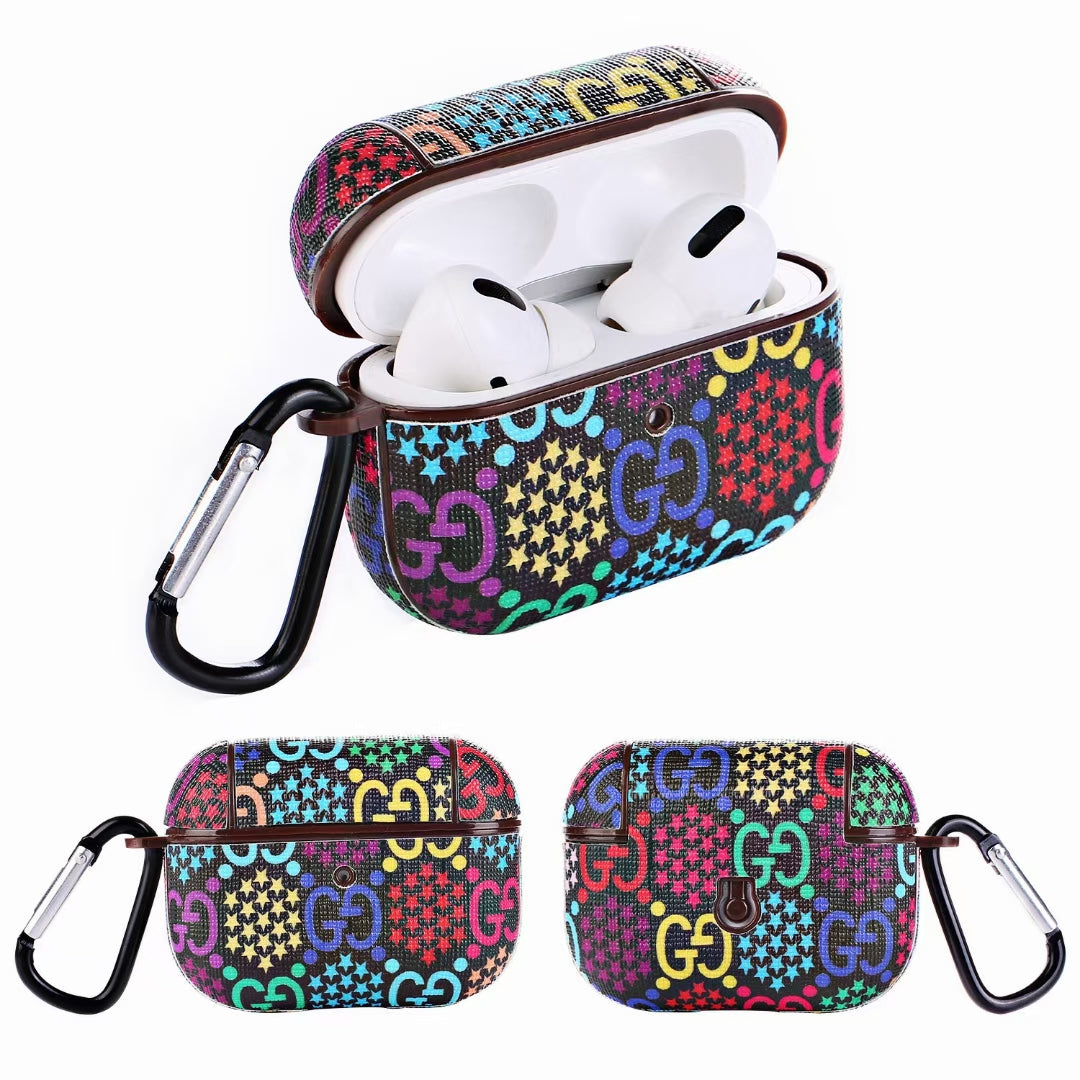 Retro leather Airpods case