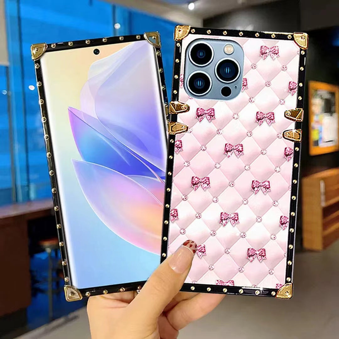 Luxury Diamond Square phone case for samsung