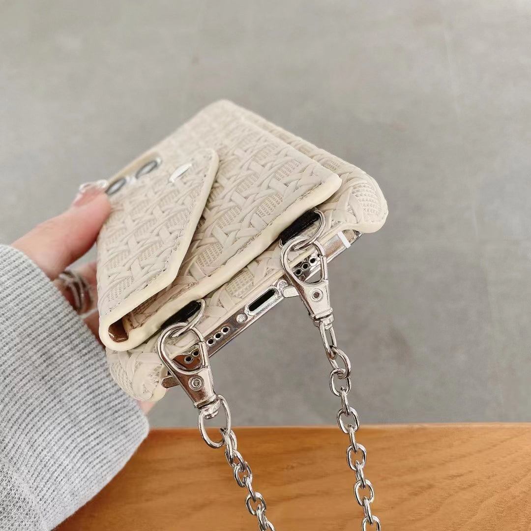 Luxury Card Holder phone case for iPhone