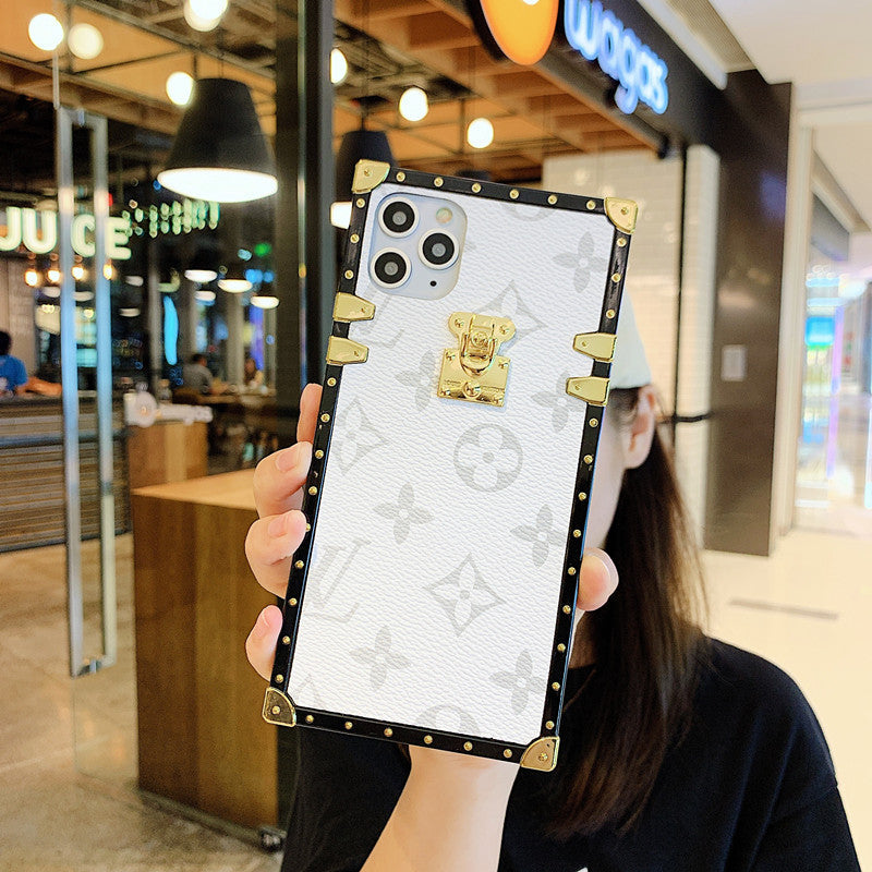 Luxury Vintage pattern square phone case for iphone