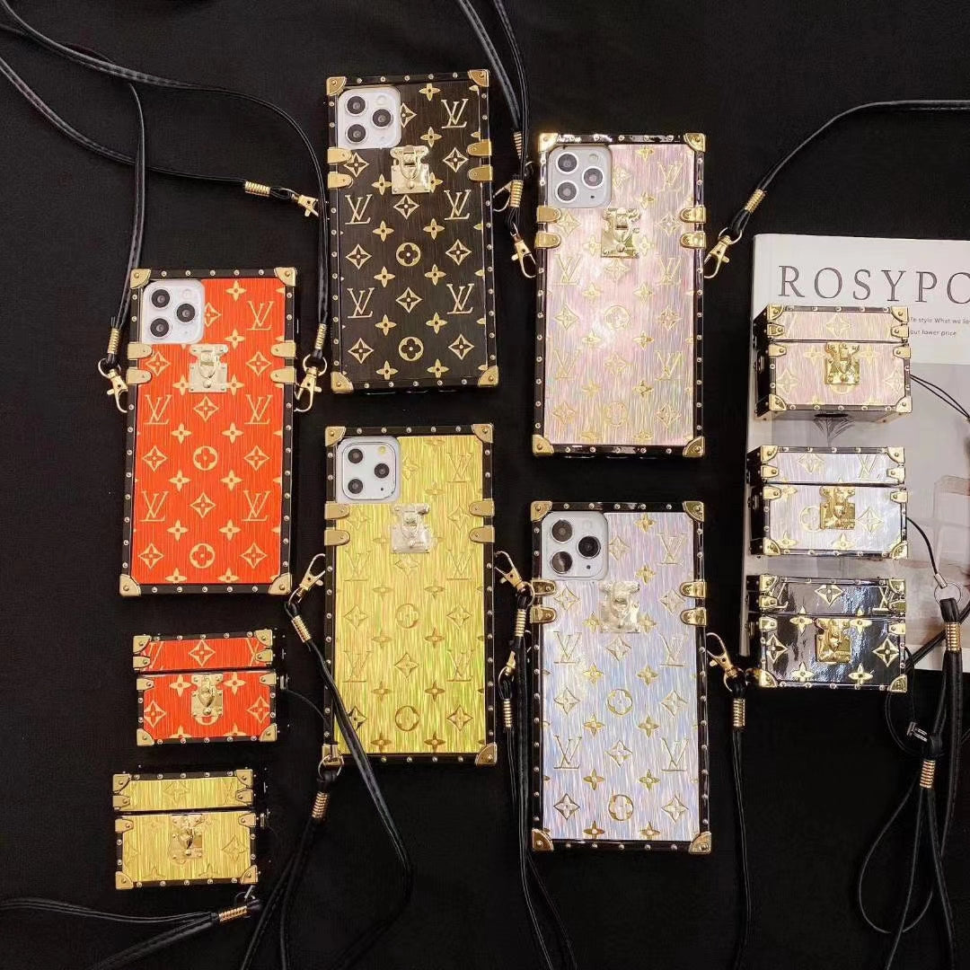 Luxurious printing Square phone case for Samsung