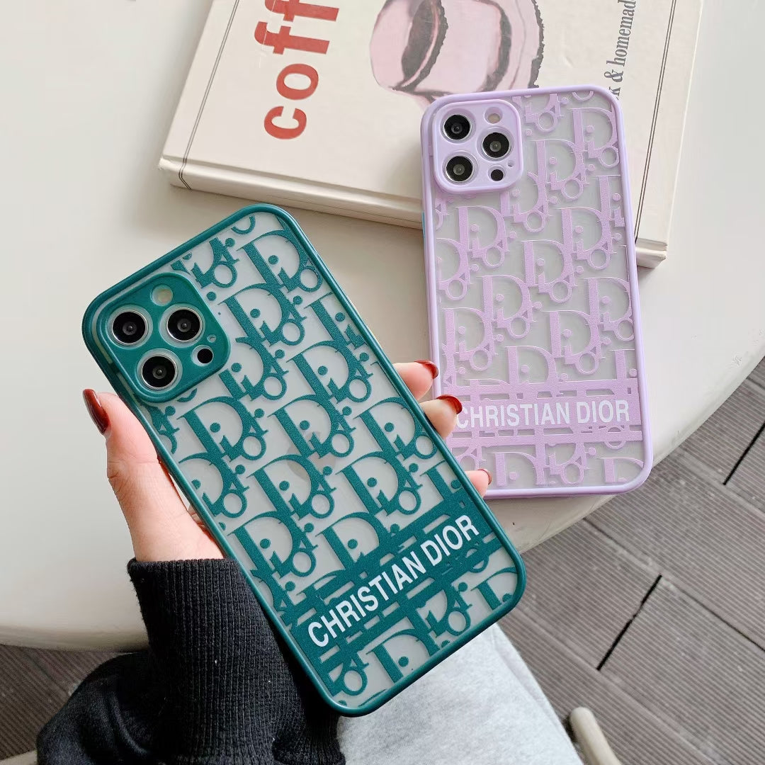 Luxury Frosted letter phone case