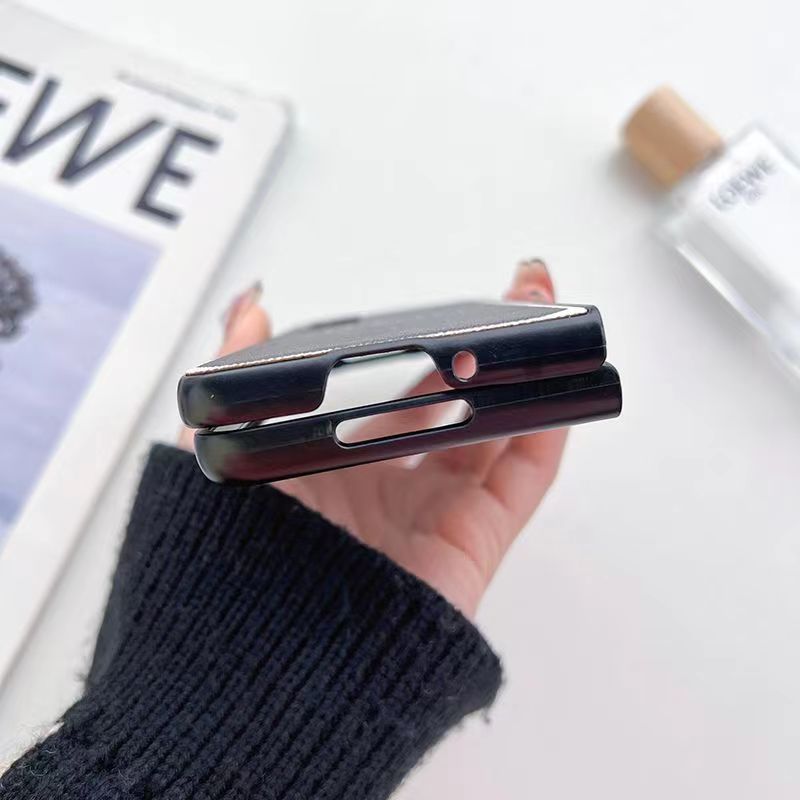 Luxury Diamond leather CC phone case For Samsung Z fold