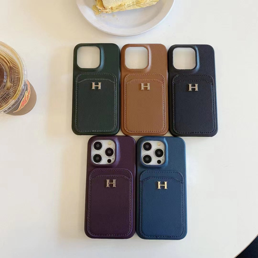 Luxury Insert card phone case for iPhone