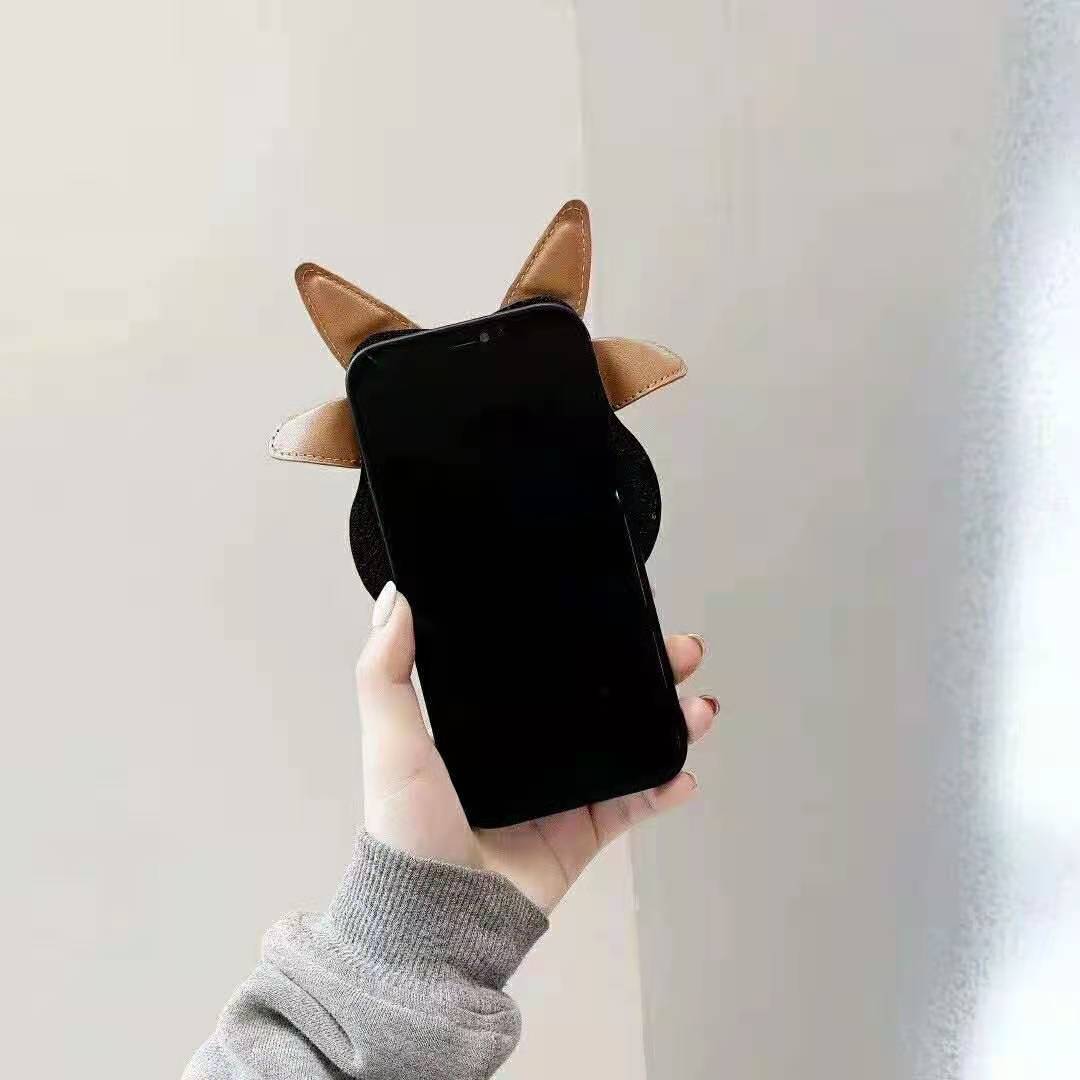 Crossbody cow phone case