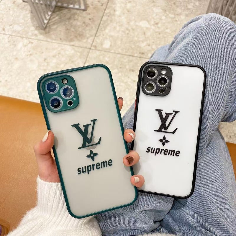 Simplicity frosted letter phone case