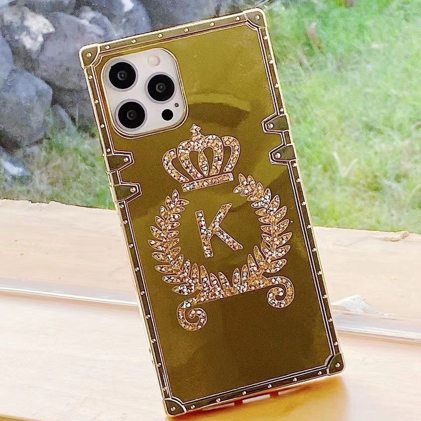 Luxury Diamond Square Phone Case for iPhone