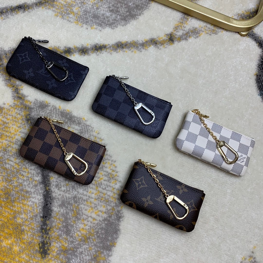 Compact Logo Leather Wallet