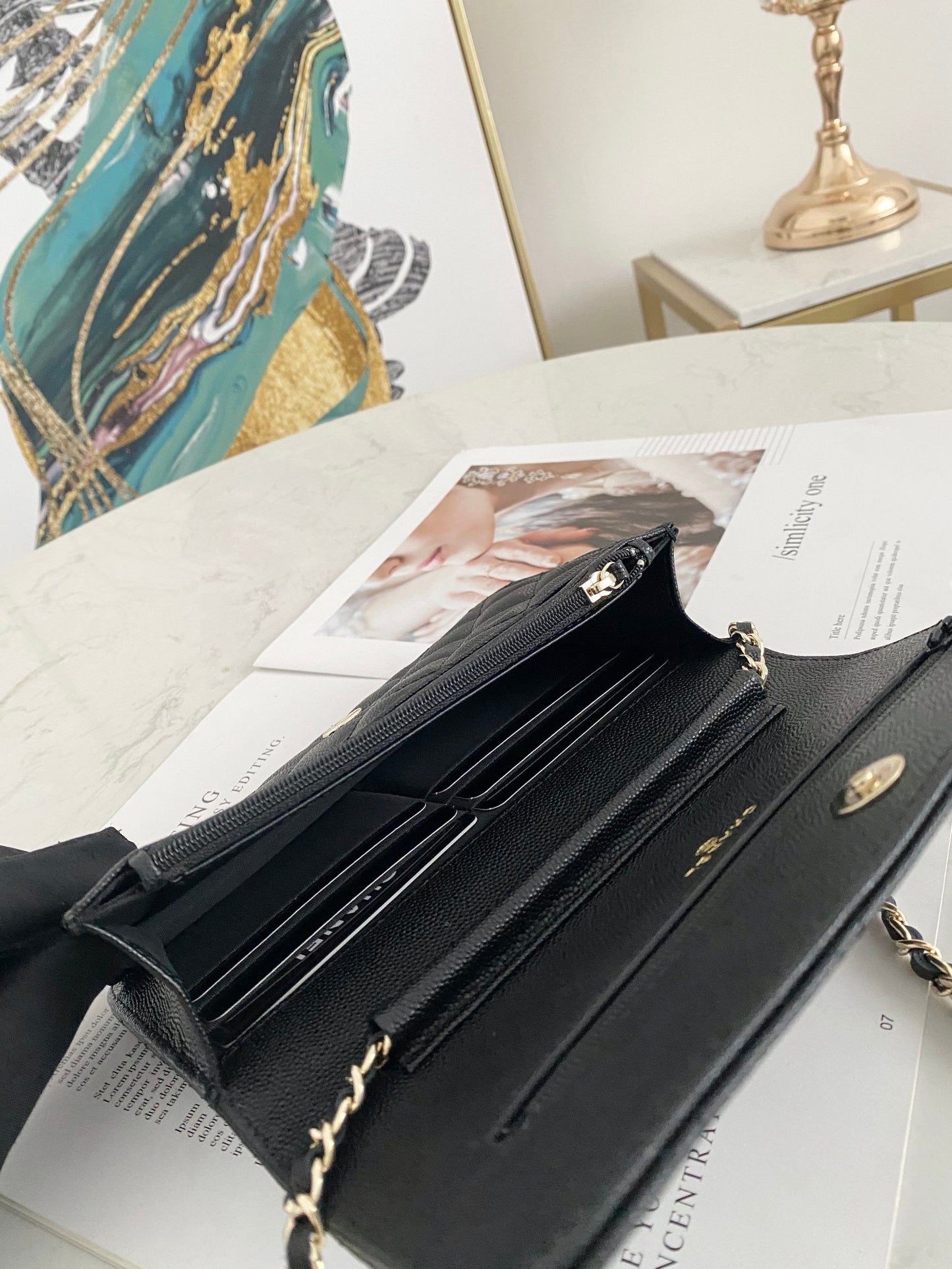 19*10cm Zipper Classic Women's Bag