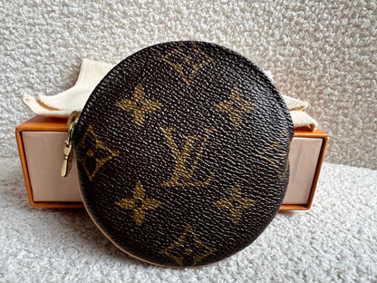 Louis Vuitton Round Coin Purse Monogram