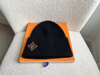 Louis Vuitton Black Beanie Noir