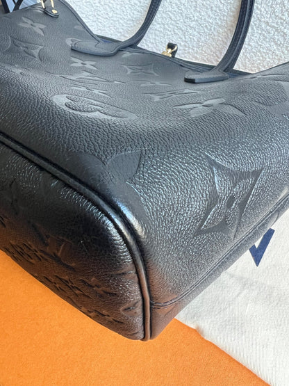 Louis Vuitton Neverfull MM Black Empreinte (RRP £2,010)