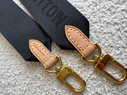 Louis Vuitton Black Canvas Bandouliere Strap