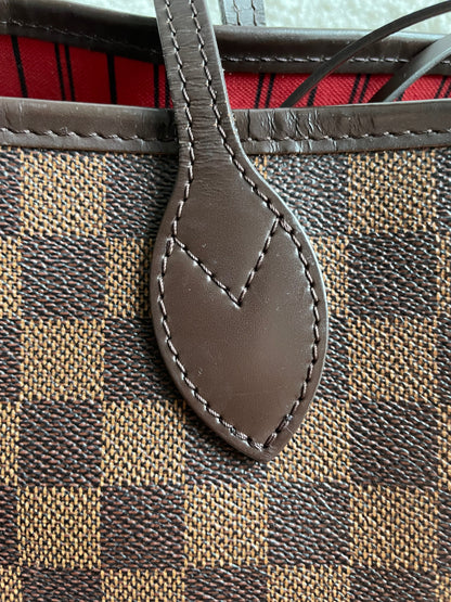 Louis Vuitton Neverfull MM Damier Ebene Cherry Interior (RRP £1,430)
