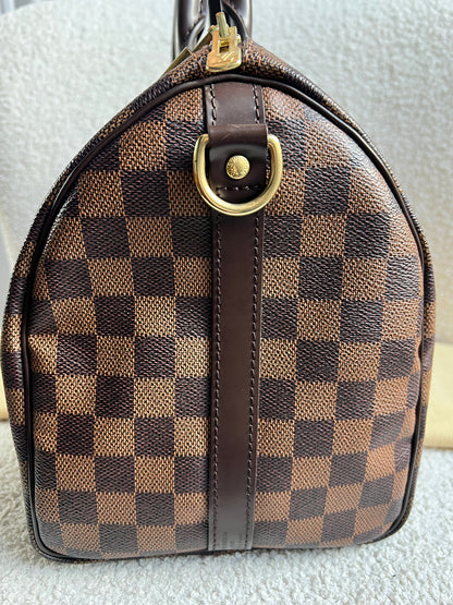 Louis Vuitton Speedy Bandouliere 30 Damier Ebene (RRP £1490)