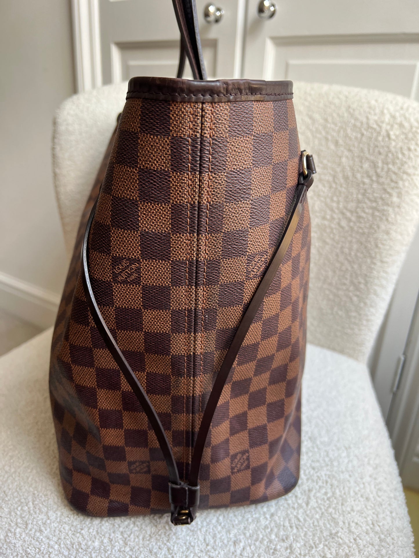 Louis Vuitton Neverfull GM Damier Ebene Cherry Interior (RRP £1,500)