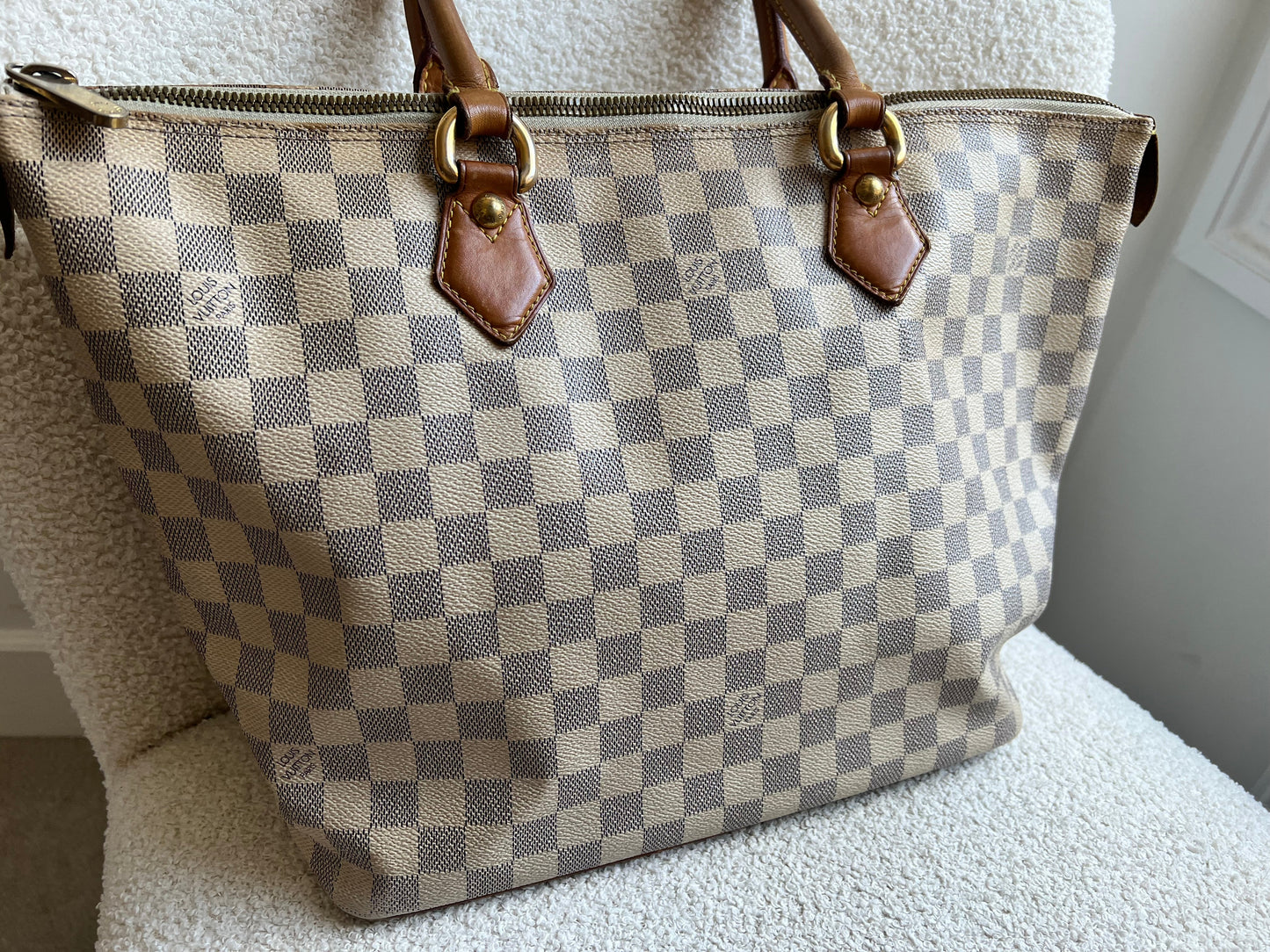 Louis Vuitton Saleya MM Tote Damier Azur