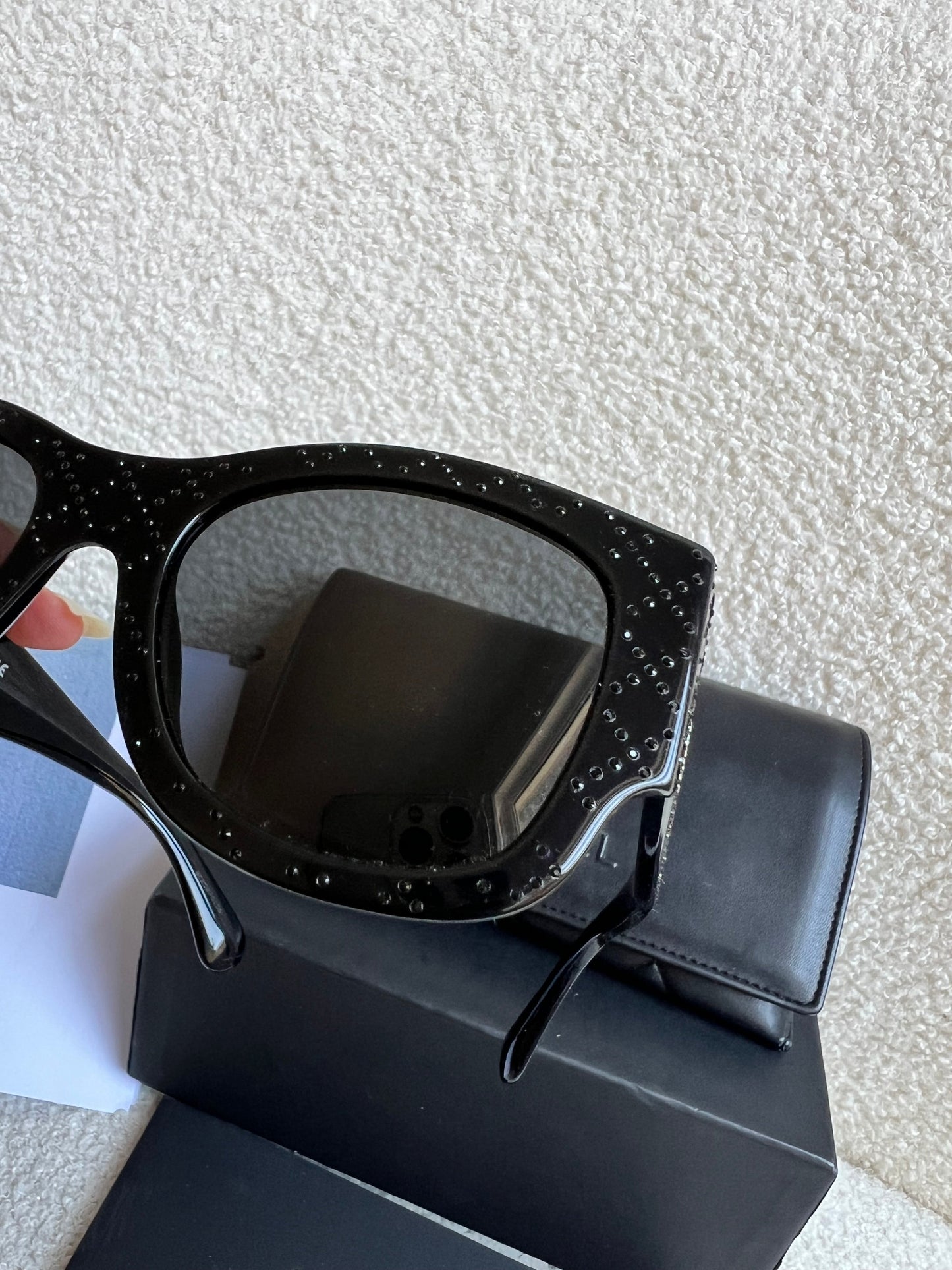 Chanel Black Embellished Sunglasses (RRP £640)