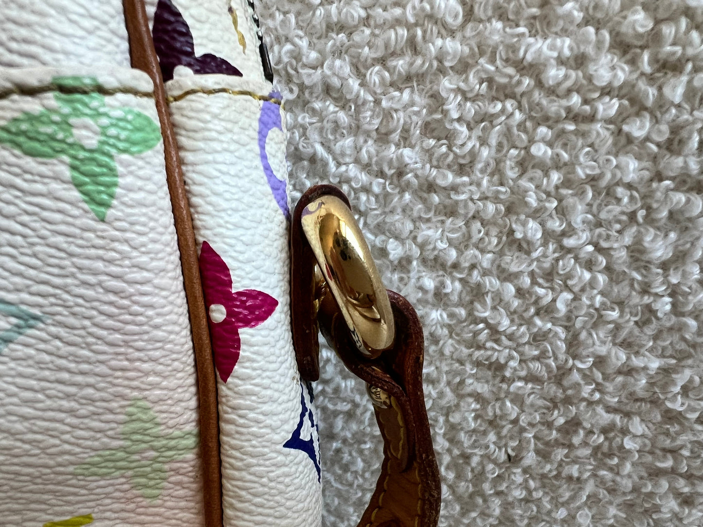 Louis Vuitton Rift Bag White Multicolore Takashi