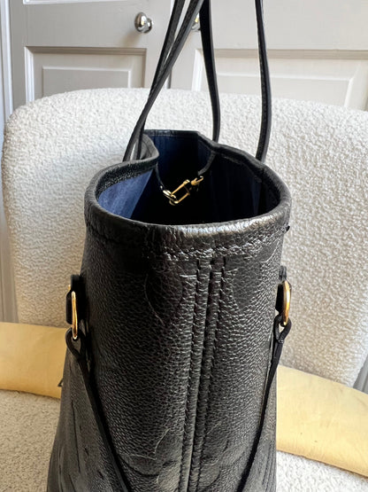 Louis Vuitton Neverfull MM Black Empreinte (RRP £1,970)