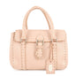 FENDI Selleria Leather Mini Linda Hand Bag Pink 8BR486