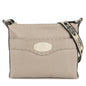 FENDI Selleria Leather Shoulder Bag Crossbody Bag Greige 8BT092