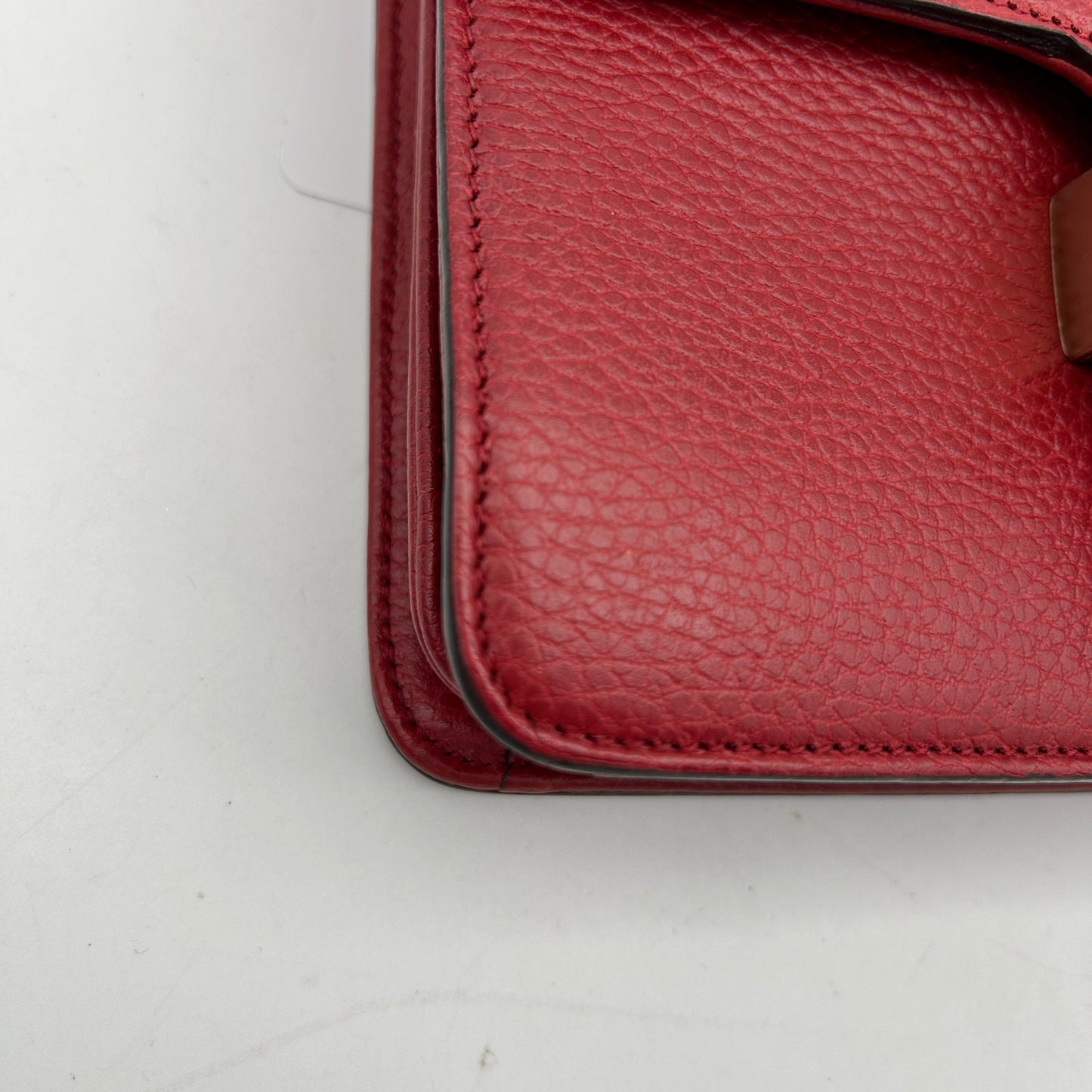 Gucci Interlocking Red Small Crossbody Chain Bag