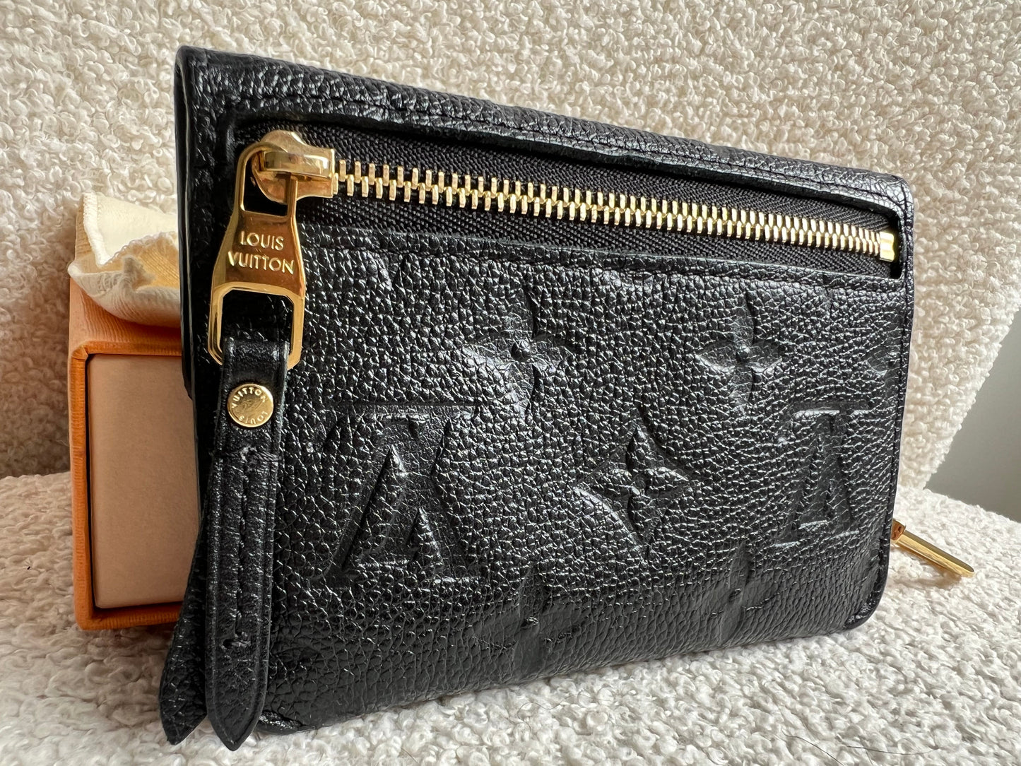 Louis Vuitton Key Pouch Black Empreinte
