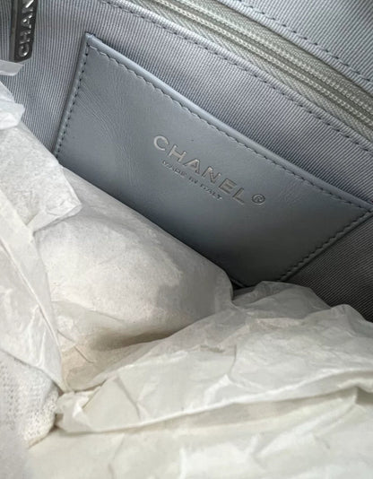 Chanel 25C Metallic Hobo Shoulder Bag