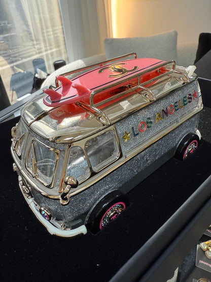 Very Rare Chanel 24C Pink Mini Bus Van Hollywood Minaudiere Mini Bag Handbag Collectible